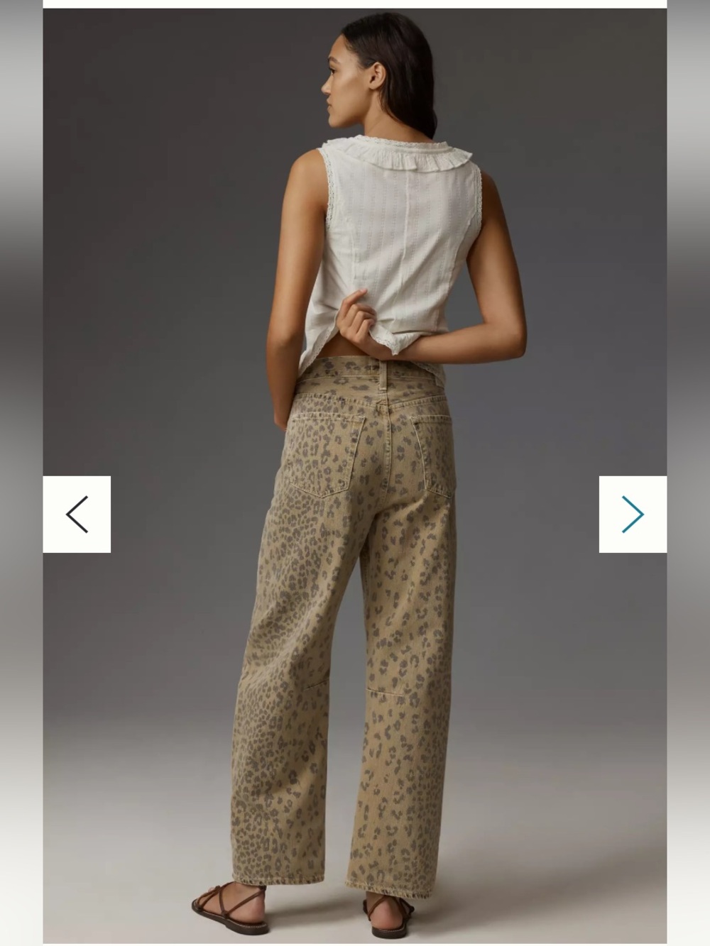 New Citizens of Humanity Miro Barrel Horseshoe Relaxed Denim Jeans Cheetah 29 - Picture 5 of 10